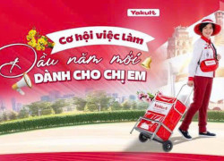 Tuyển gấp NỮ bán hàng Yakult được sắp xếp khu vực làm gần nhà