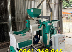Máy xay xát lúa gạo liên hoàn đời mới Takyo TK1200 năng suất 1 tấn - 1,2 tấn/giờ