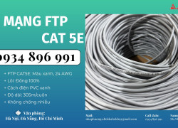 Cáp Mạng Ftp5e –24awg  Tại Hưng Yên, Bắc Ninh, Hà Nội