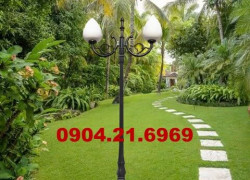 Cột đèn sân vườn DC02 lắp đèn hoa sen