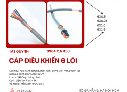 Dây cáp 6×0.5, 6×0.75, 6×1.0, 6×1.5 chống nhiễu Altek Kabel Quảng Nam, Hà nội, Đà Nẵng, Quảng Ngãi
