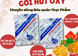 Mứt Tết Không Lo Hỏng: Dùng Ngay Gói Hút Oxy Secco Bảo Quản Thực Phẩm Ổn Định