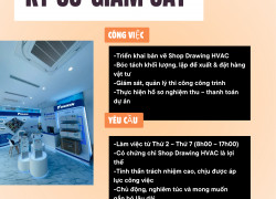 DAIKIN PROSHOP – PHAN GIA TUYỂN DỤNG KỸ SƯ GIÁM SÁT – SHOP DRAWING ĐIỀU HÒA KHÔNG KHÍ (HVAC)
