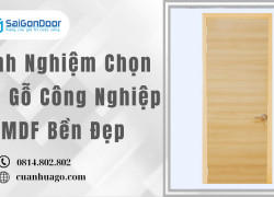 Kinh Nghiệm Chọn Cửa Gỗ Công Nghiệp MDF Bền Đẹp