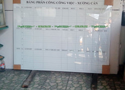 Bảng kính cường lực in pp nội dung yêu cầu