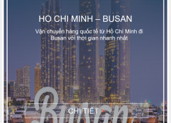 Giá vận chuyển hàng hóa từ Việt Nam đi cảng Busan, Hàn Quốc
