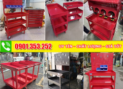 Kệ sắt 3 ngăn đựng dụng cụ sửa chữa