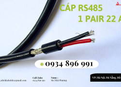 Cáp Truyền Thông Rs485 1 Pair 22 Awg Bình Dương, Long An, Cần Thơ.