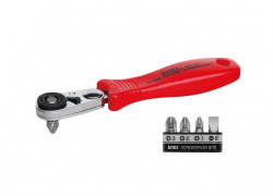 Bộ tay vặn và 5 mũi vít dùng trong góc hẹp ANEX No.525-5B