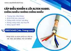 Cáp điều khiển 6x0.5, 6x0.75, 6x1.0, 6x1.5 Altek Kabel chính hãng