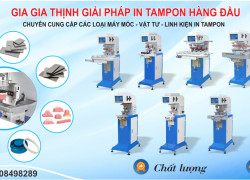 Bán máy in tampon & vật tư in logo – Hỗ trợ kỹ thuật A–Z