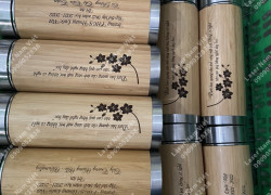 NHẬN KHẮC LASER BÌNH TRE – CỐC TRE THEO YÊU CẦU
