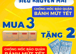 Giải pháp nào giúp chống mốc bánh mứt Tết sau đóng gói? Dùng gói OXYTOC!