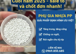 PHỤ GIA ĐỊNH HÌNH NHỰA PP - GIẢI PHÁP TỐI ƯU CHO NGÀNH ÉP