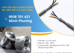 Cáp tín hiệu chống nhiễu SH-500 3x0.5 sẵn kho Đà Nẵng, Hà Nội, Hồ Chí Minh