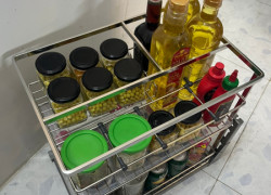 Kệ gia vị cao cấp, hiện đại, thiết kế nhỏ gọn, tinh tế TaKing