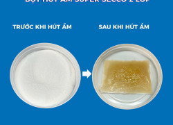 Bột Hút Ẩm Secco 2 Lớp, Hút Mạnh Mẽ lên Đến 400%