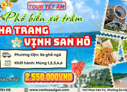 Tour Nha Trang - Vịnh San Hô 3N3Đ - SGC Tourist