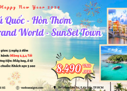 Tour Tết Âm lịch 2026- Phú Quốc 3N2Đ- SGC Tourist