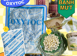Muốn bảo quản chống mốc bánh mứt Tết, có nên dùng gói hút oxy OXYTOC?