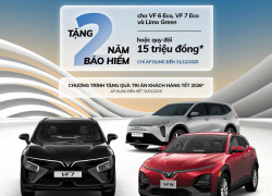 CHỈ HẾT 31/12 - TẶNG 2 NĂM BẢO HIỂM CHO VF 6 Eco, VF 7 Eco & LIMO GREEN