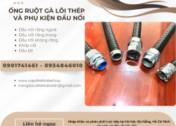 Ống ruột gà lõi thép phi 3/8, 1/2, 3/4, 1, 1 1/4