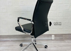 Ghế xoay làm việc lưng trung nệm PVC CE4601-P