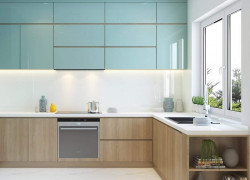 Tủ bếp đẹp Vũng Tàu - MDF phủ Laminate