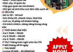  GIẶT SẤY NHƯ Ý – TUYỂN DỤNG NỮ NHÂN VIÊN 