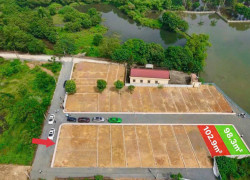 Bán nhanh lô góc view hồ đẹp, dt 100m2 full thổ cứ, ngay QL21, khu CNC Hòa Lạc, giá 3tỷ