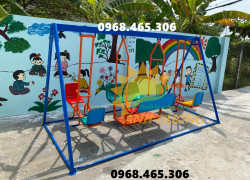 Xích đu trẻ em, xích đu mâm non ngoài trời