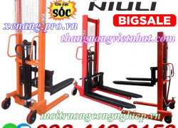 Xe nâng tay cao 1 tấn nâng cao 1.6 mét CTY-E1.0T/1.6M - NIULI