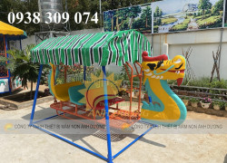 Xích đu sắt mầm non, xích đu trẻ em ngoài trời giá rẻ