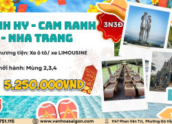 Tour Tết Âm 2026- Vĩnh Hy-Cam Ranh-Nha Trang 3N3Đ-SGC Tourist
