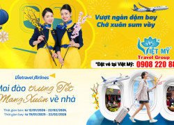 Vietravel Airlines mở dịch vụ vận chuyển mai, đào Tết Bính Ngọ 2026