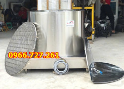 Nồi Luộc Bánh Chưng 400L Dạng Tròn