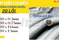 Cáp điện Altek Kabel 20x0.5/20x0.75/20x1.0/20x1.5 pp tại Đà Nẵng, HCM, Hà Nội