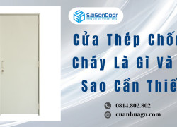 Cửa Thép Chống Cháy Là Gì Và Vì Sao Cần Thiết