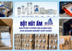Bột hút ẩm Secco dạng dây treo Container 500g, 1000g, 2000g.