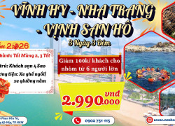Vĩnh Hy Nha Trang 3n3đ - SGC