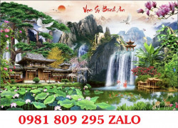 Gạch ốp tường tranh gạch phong cảnh đẹp