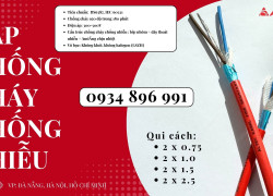 Cáp Chống Cháy Chống Nhiễu 2x1.5 Mm2 Đồng Nai, Bình Phước, Long An
