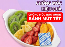 Vì sao gói chống mốc OXYTOC hiệu quả khi bảo quản bánh kẹo, mứt Tết?