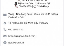 NHÀ HÀNG NHẬT tuyển phụ bếp sushi & pha chế làm tại Q1