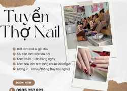NAIL GỘI ÁNH KIM – TUYỂN DỤNG NHÂN SỰ 02 THỢ NAIL