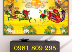 Gạch tranh rồng phụng