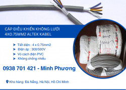 Dây cáp điện không lưới 4x0.75mm2 Altek Kabel Đắk Lắk, Đắk Nông, Lâm Đồng