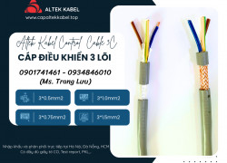 Cáp điều khiển Altek Kabel 3x0.5/3x0.75/3x1.0/3x1.5