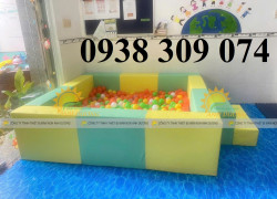 Khung nhà bóng trẻ em bọc simili, khung nhà bóng mềm trẻ em