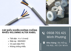 Cáp tín hiệu không chống nhiễu Altek Kabel 4x1.0mm2 Quảng Nam, Quảng Ngãi, Bình Định